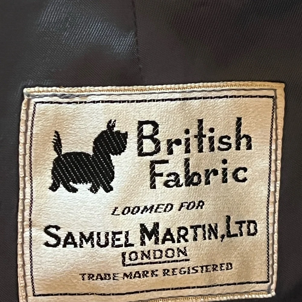 BRITISH TWEED CUSTOM TOP COAT MEN’S SZ XLG 44R FROM SAMUEL MARTIN LTD LONDON UK - Picture 6 of 14